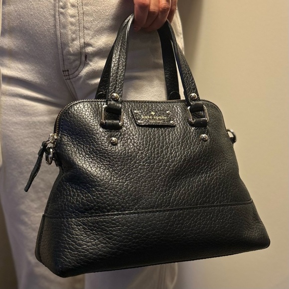 Kate Spade Elegant Black Satchel Crossbody Bag - Picture 4 of 16